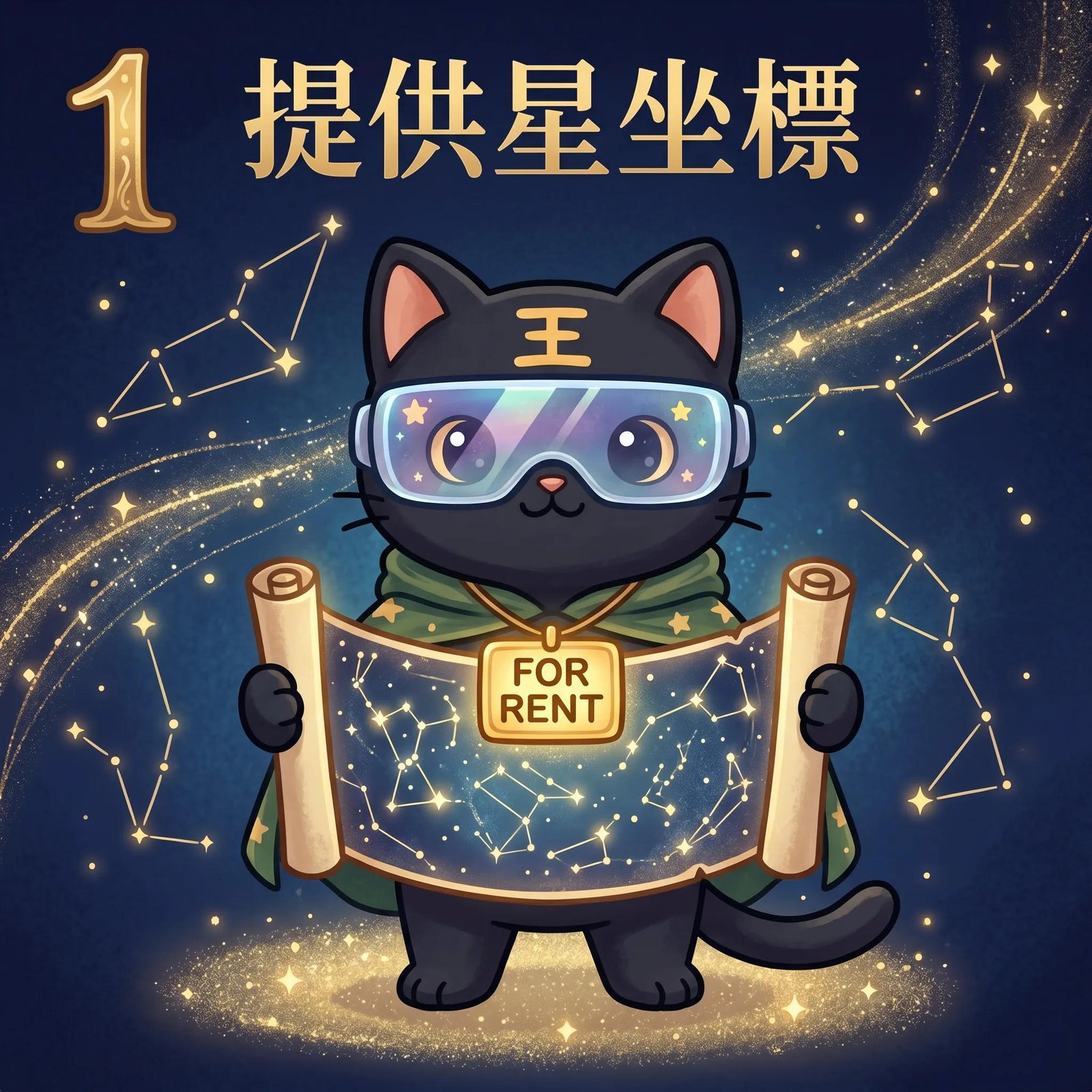 步驟一：提供星坐標